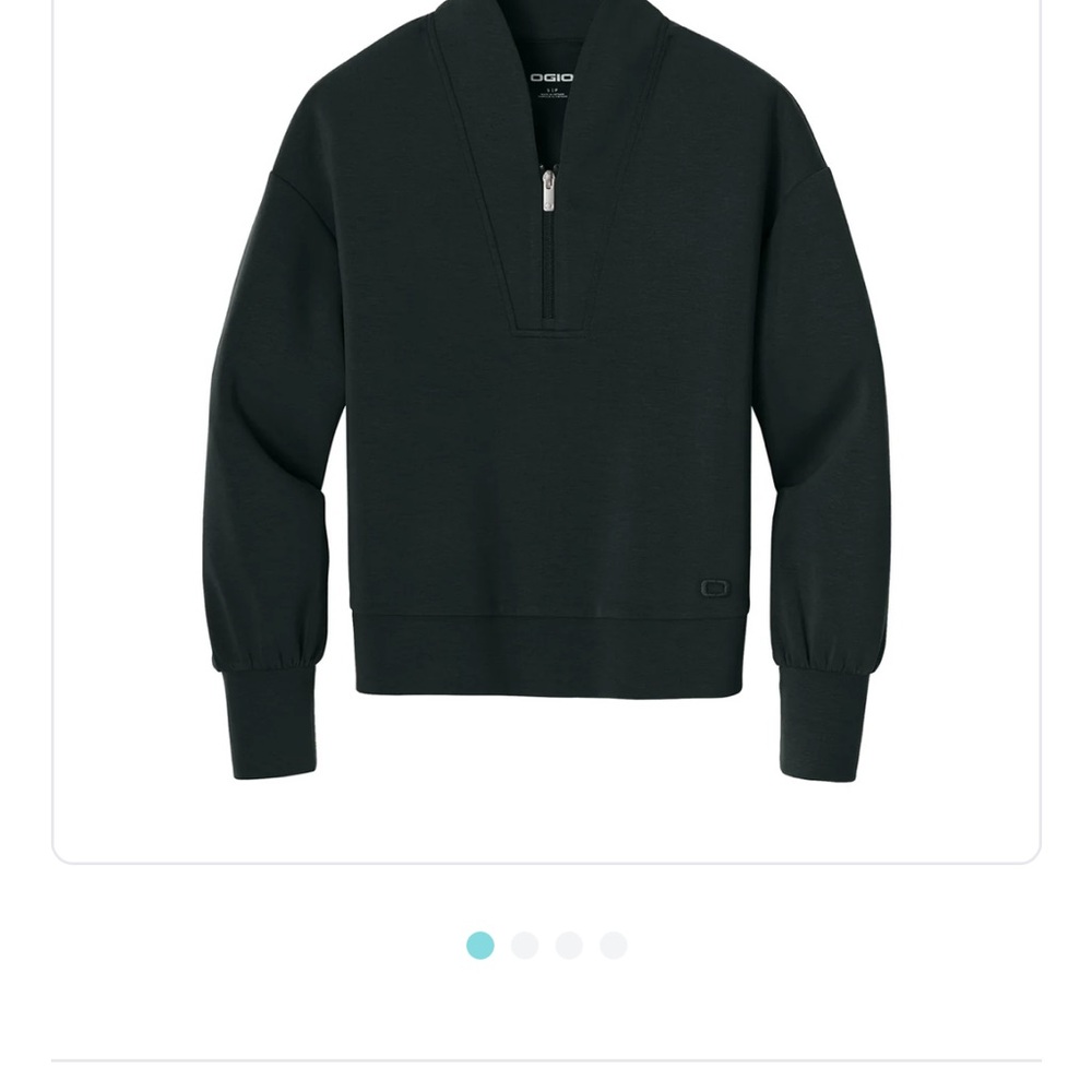 OGIO women's Blacktop Transcend 1/4 Zip-Up Sweatshirt